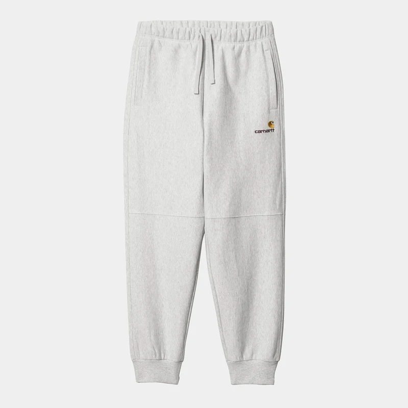 Carhartt WIP HEREN American Script Joggingbroek - Ash Heather