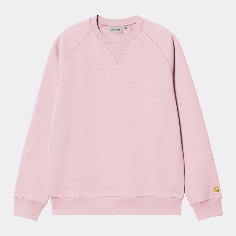 Carhartt WIP Heren Chase Sweat Top - Air Pink