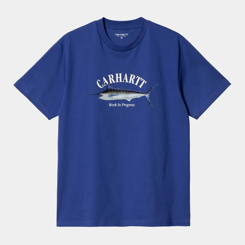 Carhartt WIP Heren Marlin T-shirt met korte mouwen - Lazurite