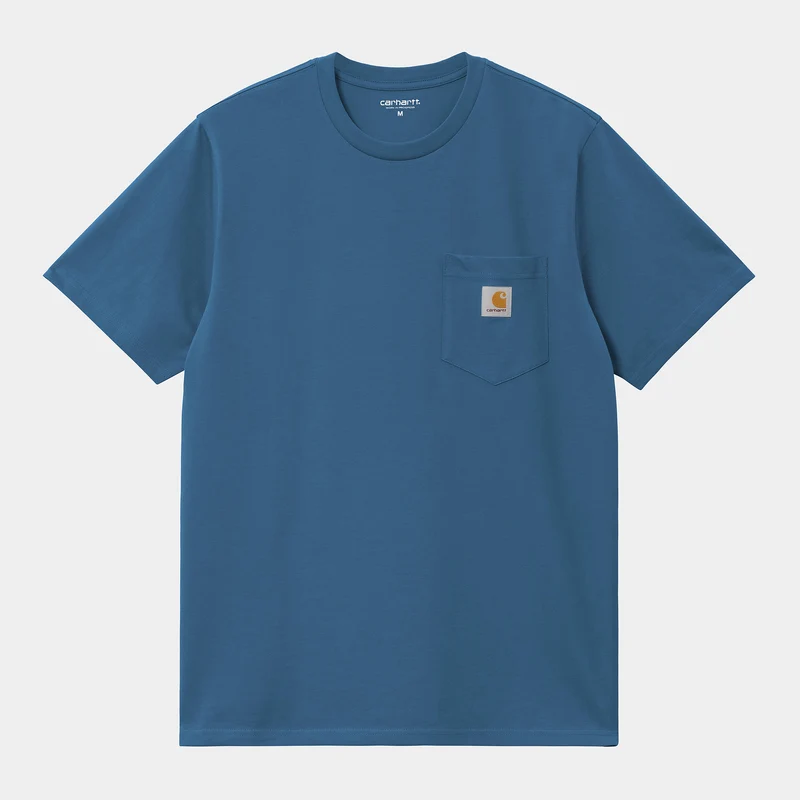 Carhartt WIP Heren Pocket T-shirt - Sodalite