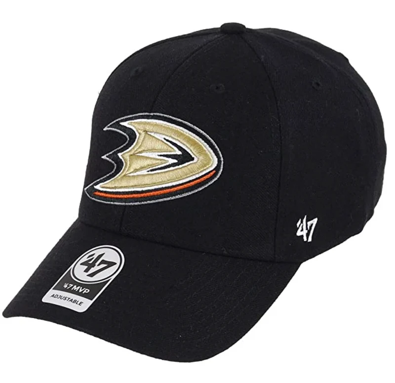 47 Brand Unisex Anaheim Ducks MVP Cap - Zwart / Goud