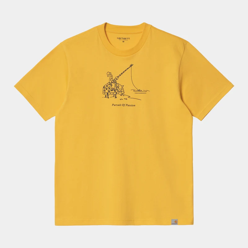 Carhartt WIP Heren steekspel T-shirt met korte mouwen - ijslolly