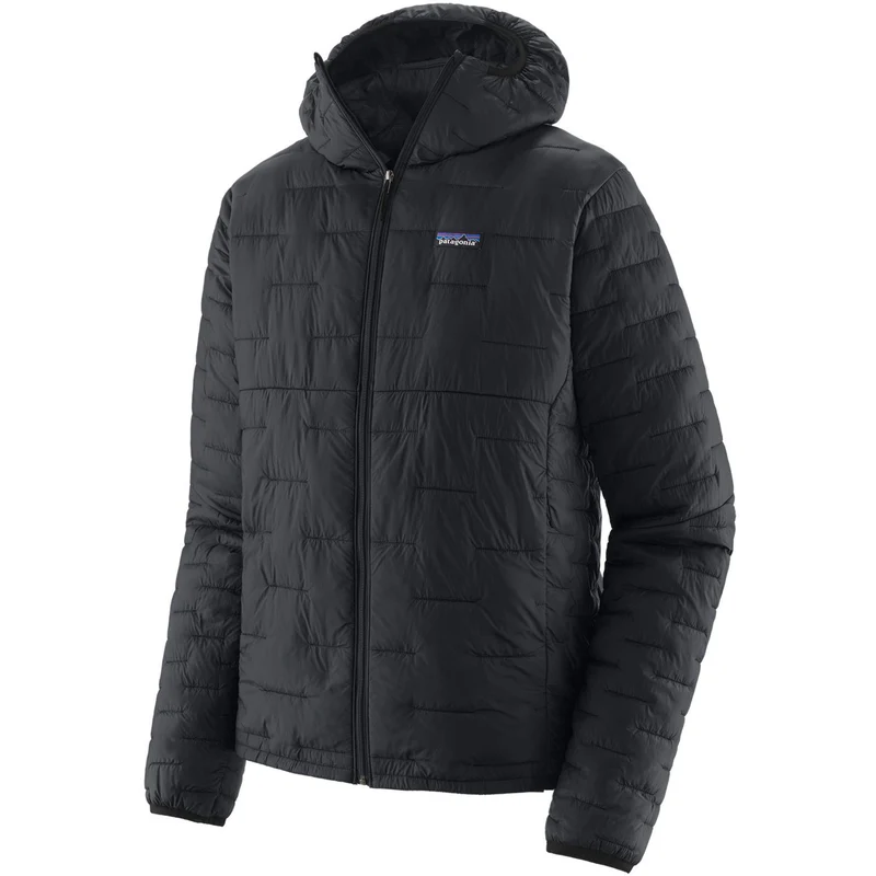 Men's Micro Puff Zip-Up Puffer Jacket With Hood