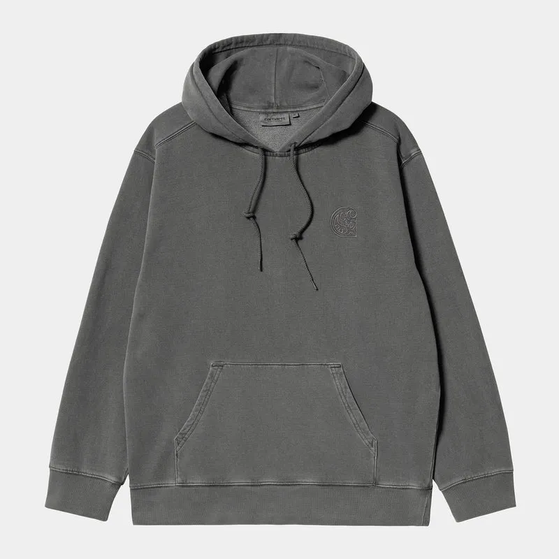 Carhartt WIP Heren Verse Patch Sweat Hoodie - Vulcan Dyed