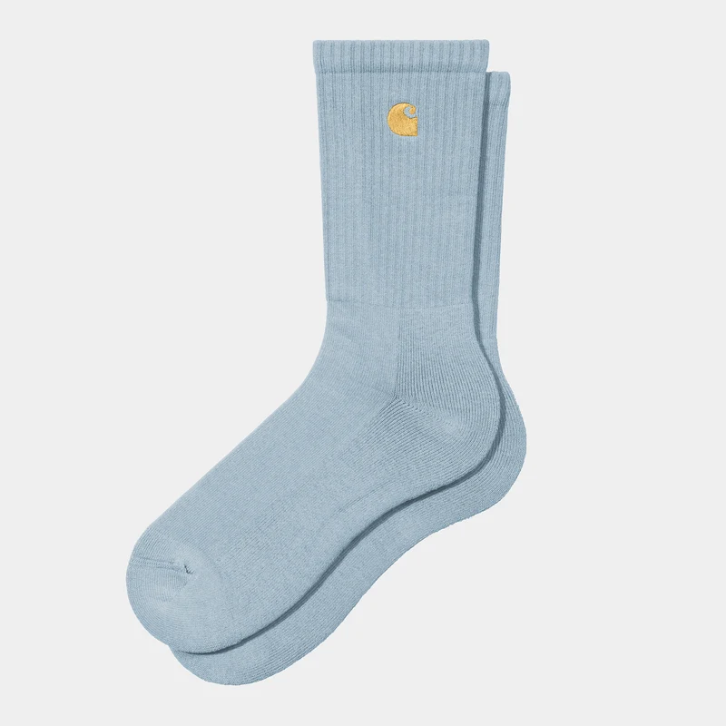 Carhartt WIP Heren Chase Sokken - Frosted Blauw