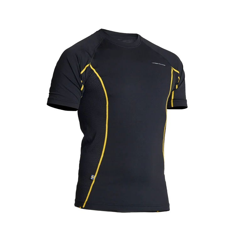 Lindstrands Dry Tee Black Onderkleding Zwart
