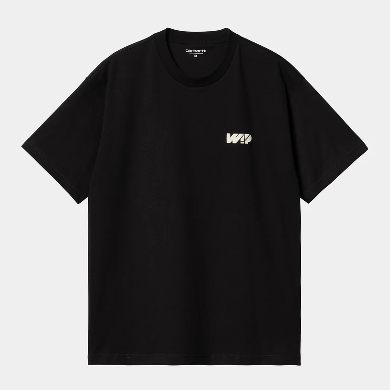 Carhartt WIP Heren Assemble Biologisch T-shirt met korte mouwen - Zwart / Wax