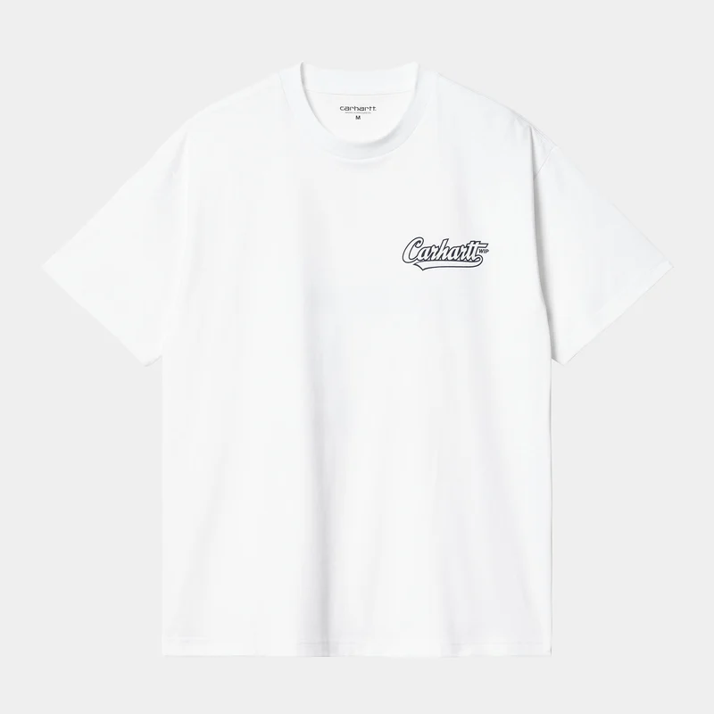 Carhartt WIP Heren Archivo T-shirt met korte mouwen - Wit