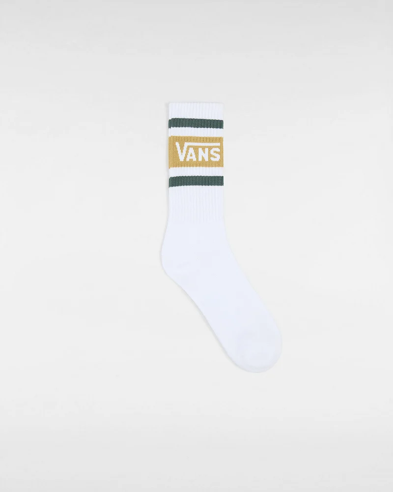 VANS Drop V Crew-sokken voor heren (1 paar) - Wit / Antelope Brown