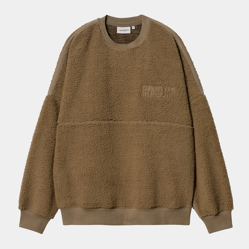 Carhartt WIP Heren Coördinaat Sweat Top - Chocolade