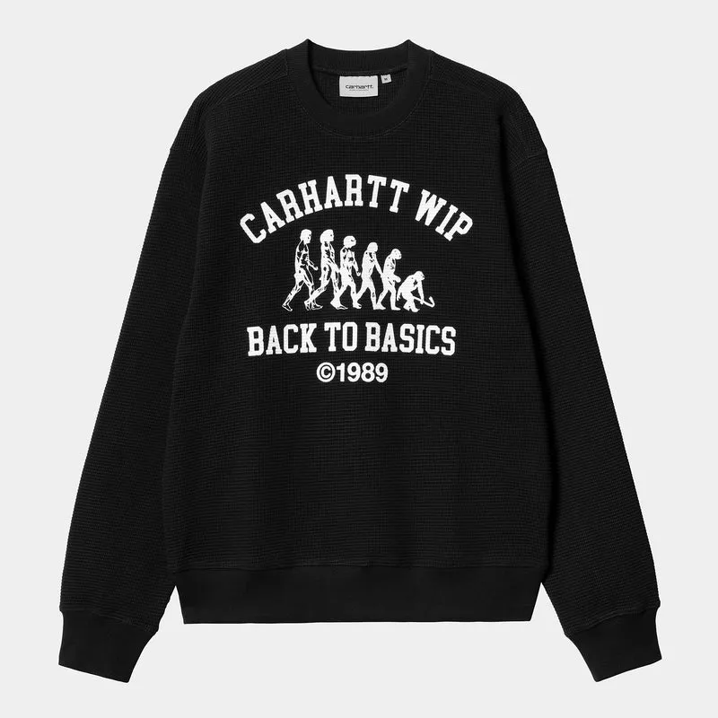 Carhartt WIP Heren Main Basics Sweat Top - Zwart