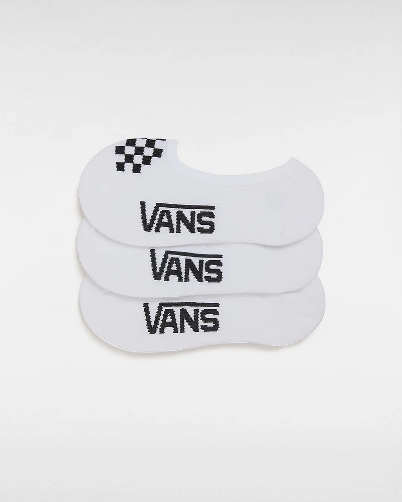 VANS Klassieke Canoodle-sokken voor kinderen (3 paar) - Wit