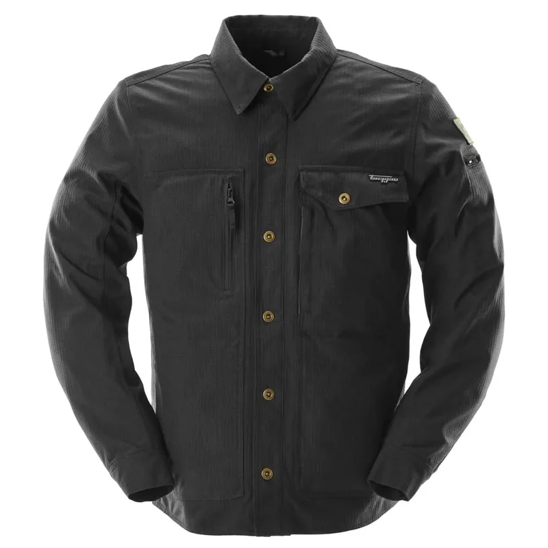 Furygan Eirik motor overshirt zwart waterdicht D3O protectie