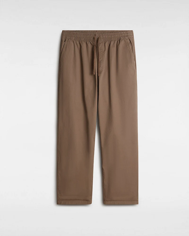 VANS Range Baggy taps toelopende elastische taillebroek voor heren - bruin