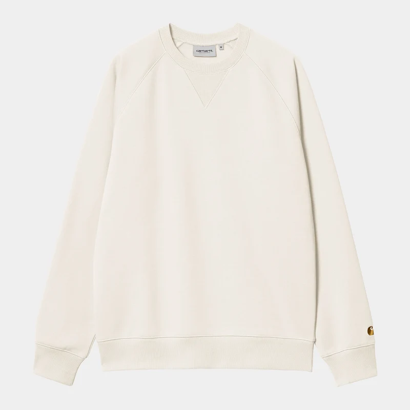 Carhartt WIP Heren Chase Sweat Top - Wax