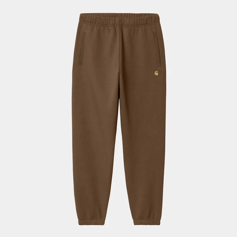Carhartt WIP Heren Chase Sweat Pant - Chocolade