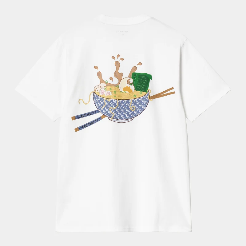 Carhartt WIP Heren noedelsoep T-shirt - wit