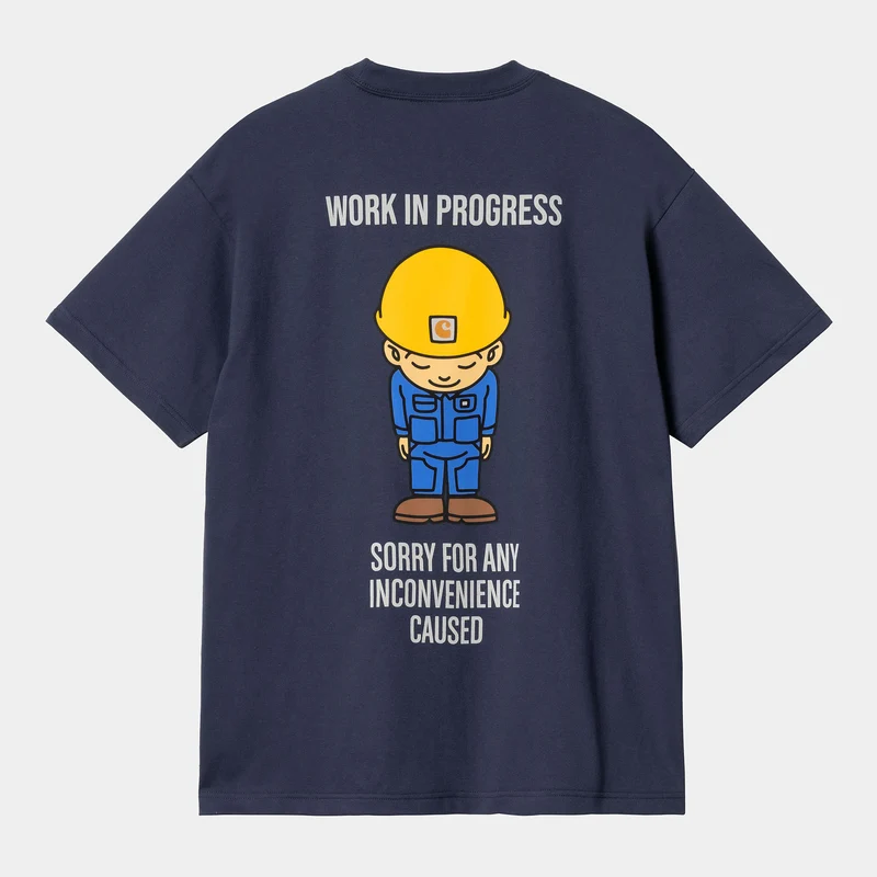 Carhartt WIP Sumimasen T-shirt voor heren - luchtmachtblauw