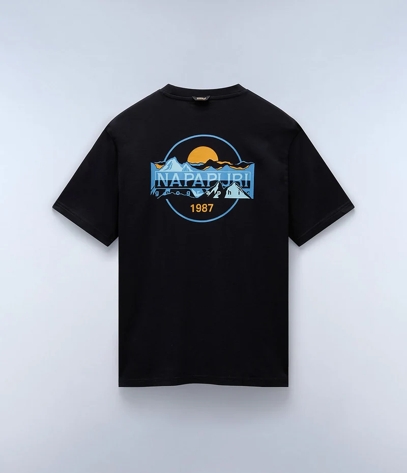 Napapijri Heren Durand T-shirt - Zwart