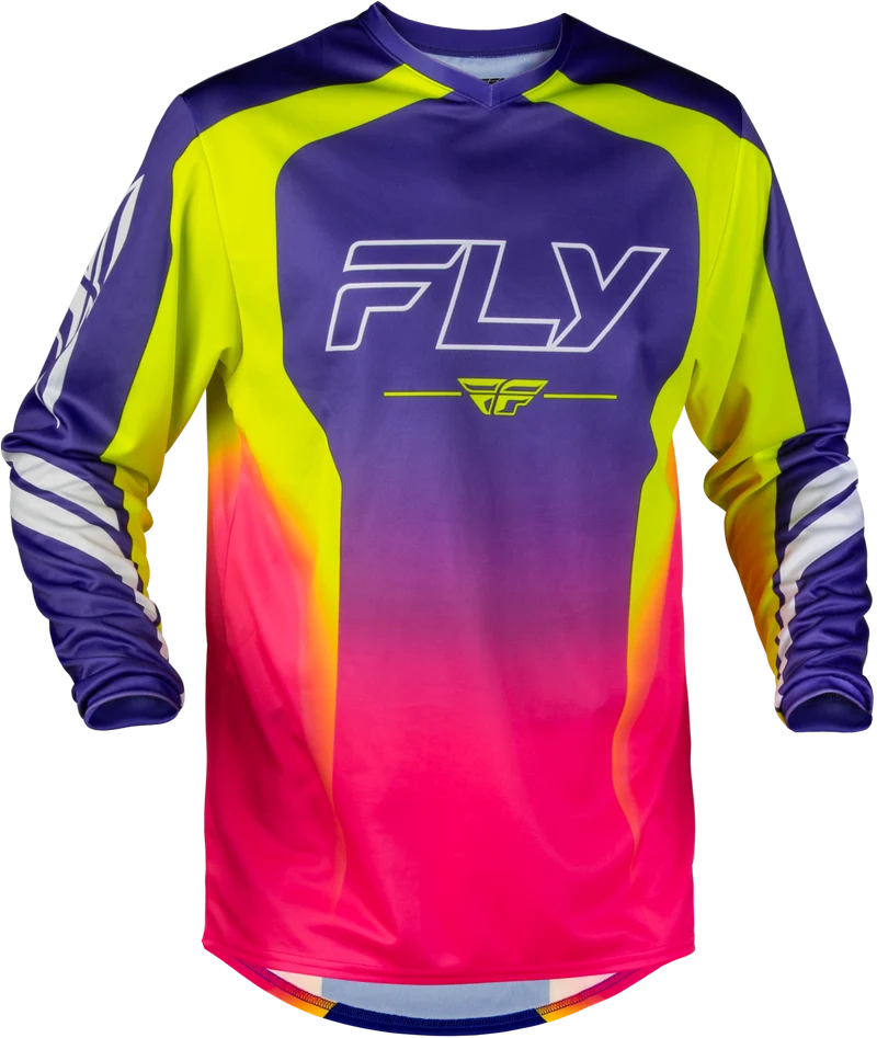 Fly Racing F-16 Raze Jersey Purple/Pink/Yellow 2x 380-9242X