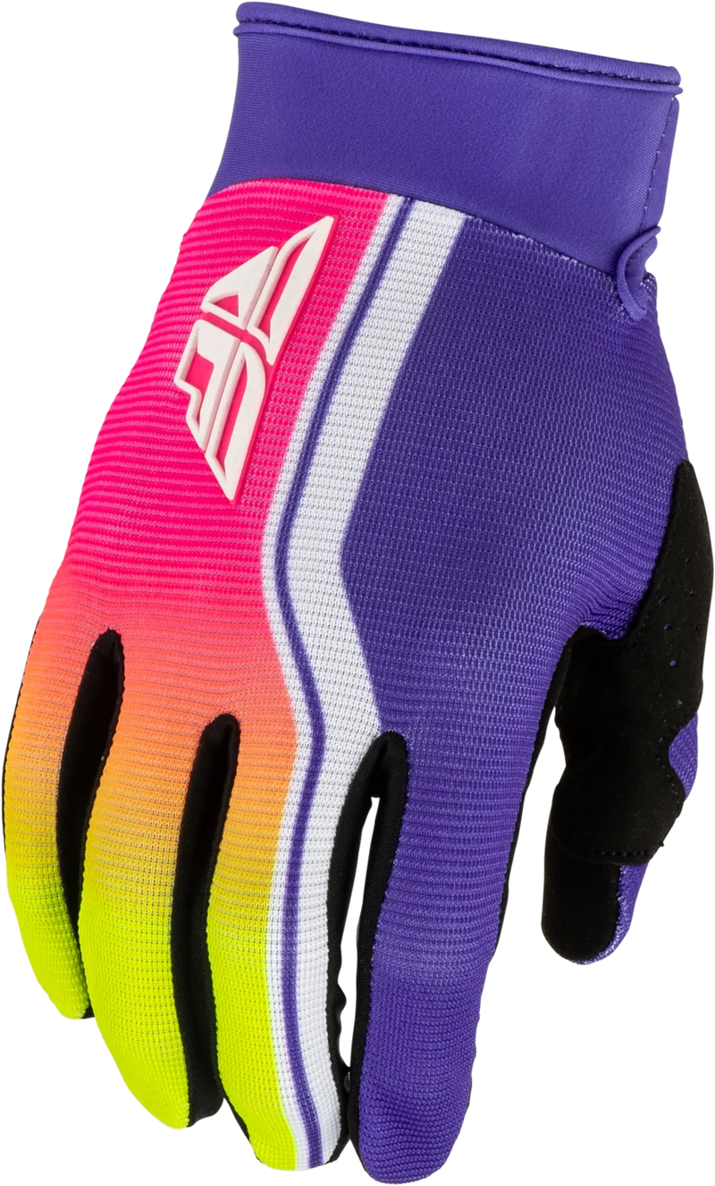 Fly Racing F-16 Raze Gloves Purple/Pink/Yellow Md 380-914M