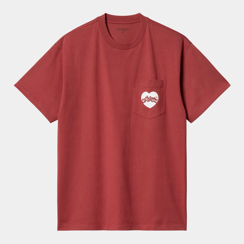 Carhartt WIP Heren Armor Pocket T-shirt - Toscane / Wit