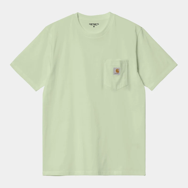 Carhartt WIP Heren T-shirt met zak - Charm groen