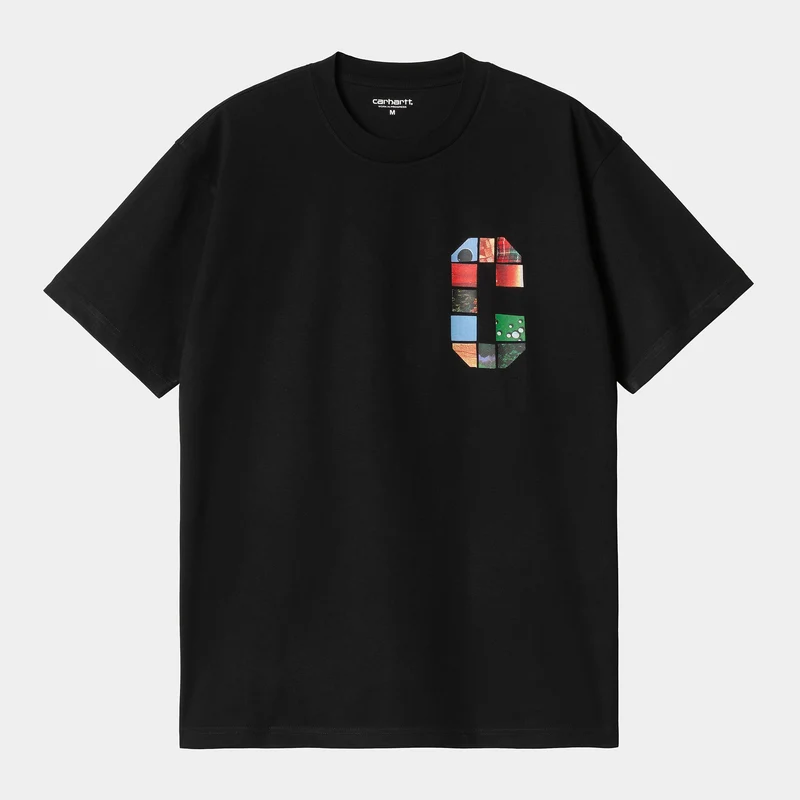 Carhartt WIP Heren Machine 89 T-shirt - Zwart