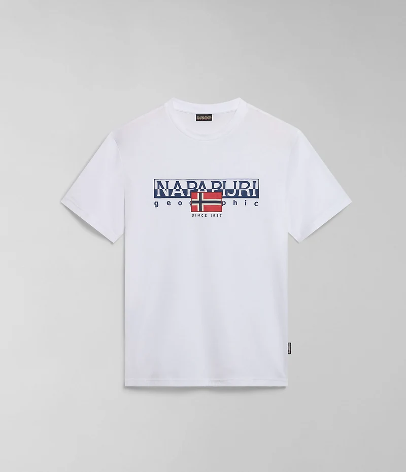 Napapijri Heren Aylmer T-shirt - Wit