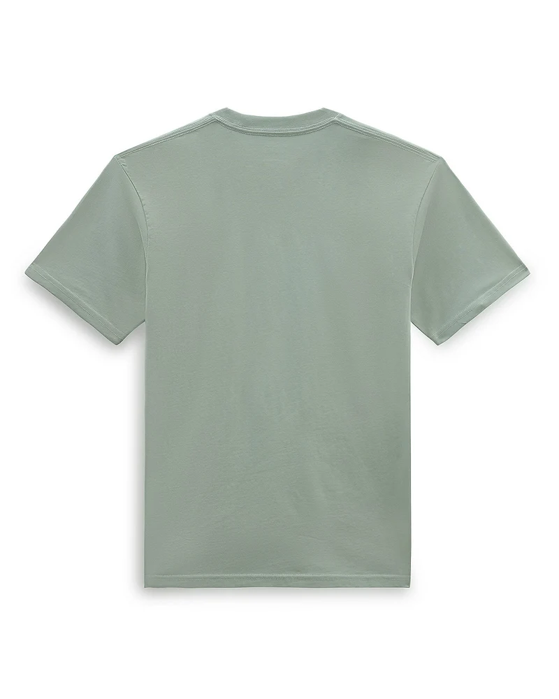 VANS Heren lagere corecase T-shirt - ijsberggroen / jurk blauw