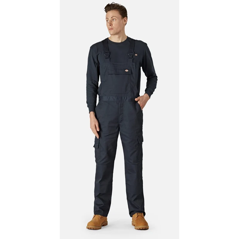 Dickies Heren alledaagse slabbetje en brace - donkerblauw