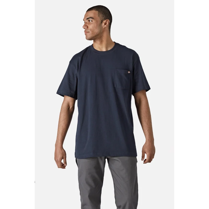 Dickies Katoenen T-shirt met korte mouwen voor heren - Marineblauw