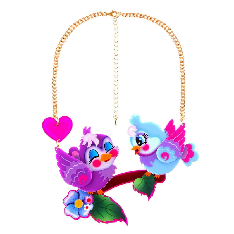 Irregular Choice Dames Twoos Company ketting - paars