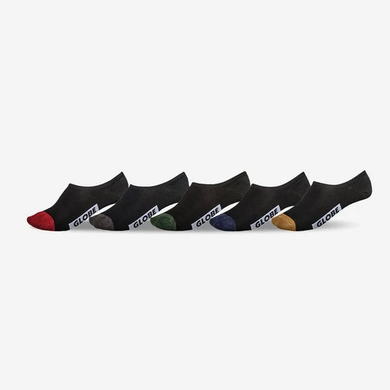 Globe Dip onzichtbare sokken voor heren (5-pack)