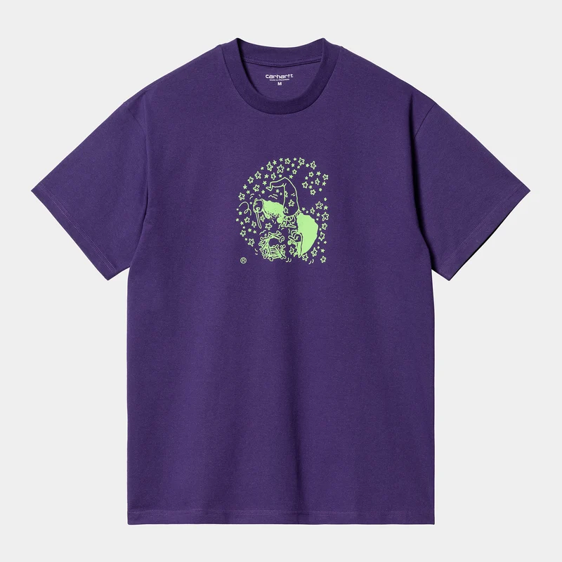 Carhartt WIP Heren Hocus Pocus T-shirt - Tyrian