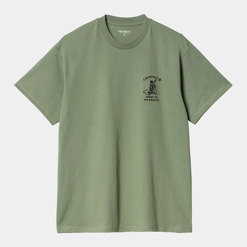 Carhartt WIP Heren Icons T-shirt - Park / Zwart