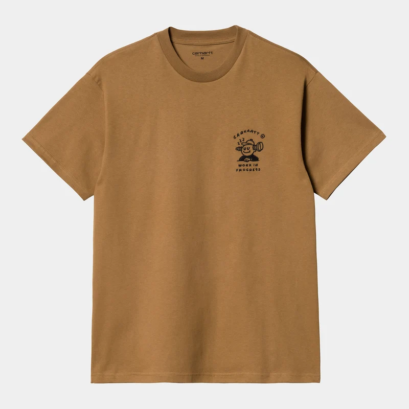 Carhartt WIP Heren Icons T-shirt - Hamilton Bruin / Zwart