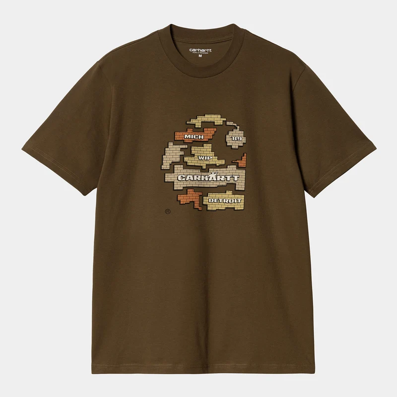 Carhartt WIP Graft T-shirt met korte mouwen voor heren - Hout
