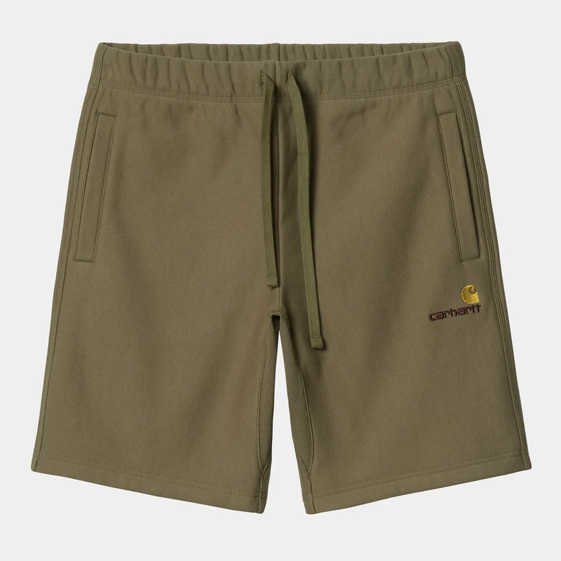 Carhartt WIP HEREN American Script Sweat Short - Lariks