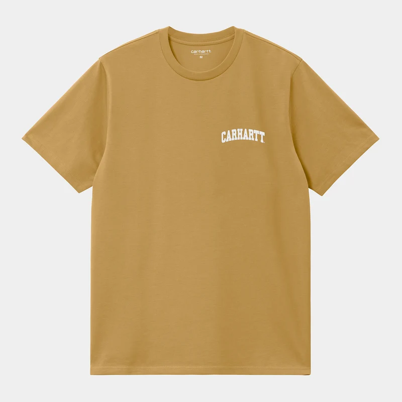 Carhartt WIP Universitair Script T-shirt voor heren - Bourbon