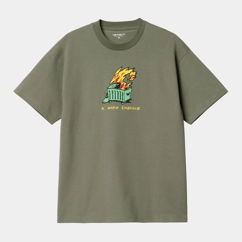 Carhartt WIP Warm Embrace T-shirt voor heren - Dollar groen