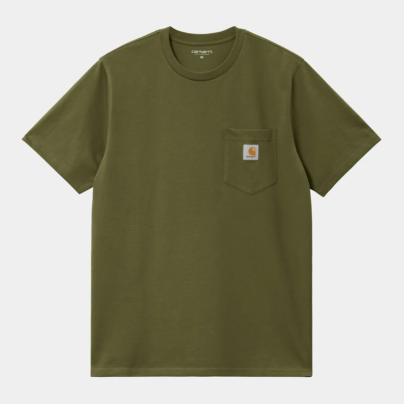 Carhartt WIP Heren T-shirt met korte mouwen en zak - Dundee