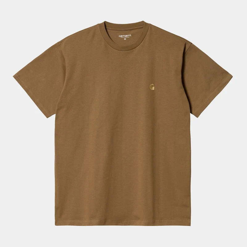 Carhartt WIP Heren Chase T-shirt met korte mouwen - Hamilton Brown