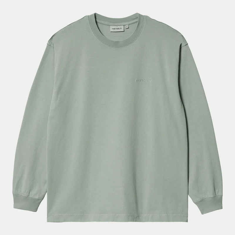 Carhartt WIP Marfa T-shirt met lange mouwen voor heren - Misty Sage Moon Wash