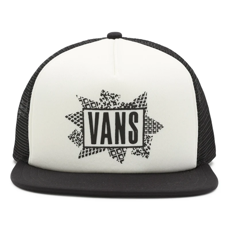 VANS Unisex Aster Trucker Cap - Antiek Wit