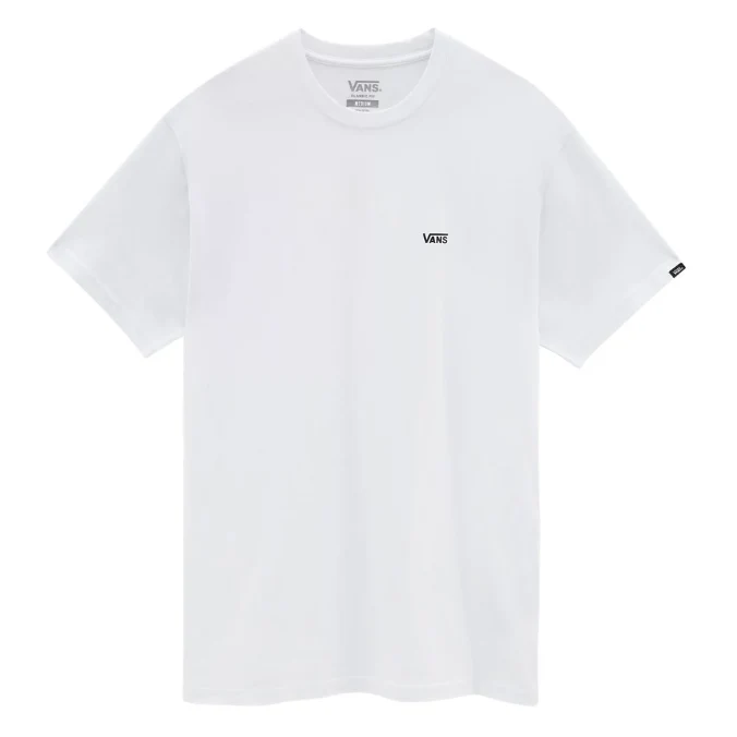 VANS Klassiek heren T-shirt met logo op de linkerborst - wit
