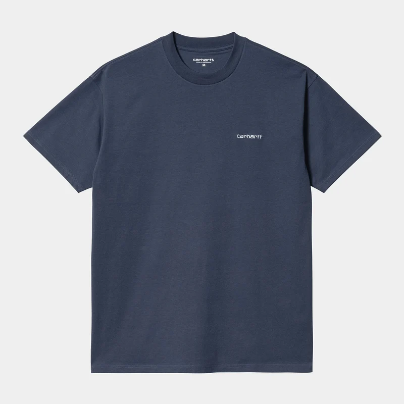 Carhartt WIP Heren T-shirt met korte mouwen en borduursel - Enzian