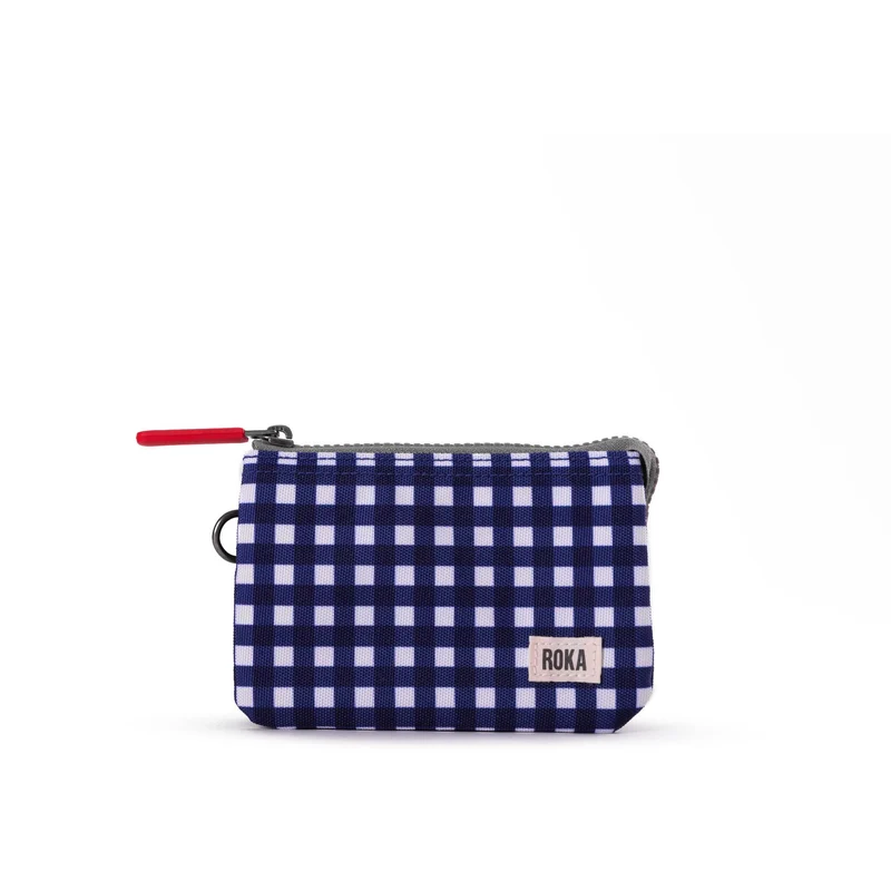 Roka Unisex Carnaby Duurzame portemonnee - Ruitjespatroon