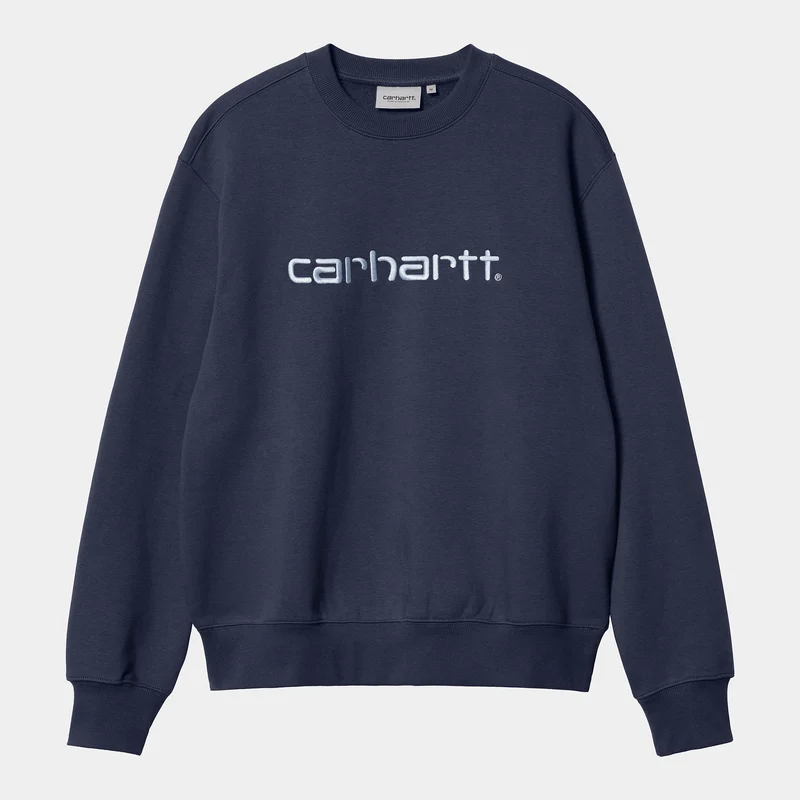 Carhartt WIP HEREN Carhartt WIP Sweattop - Enzian / Misty Sky