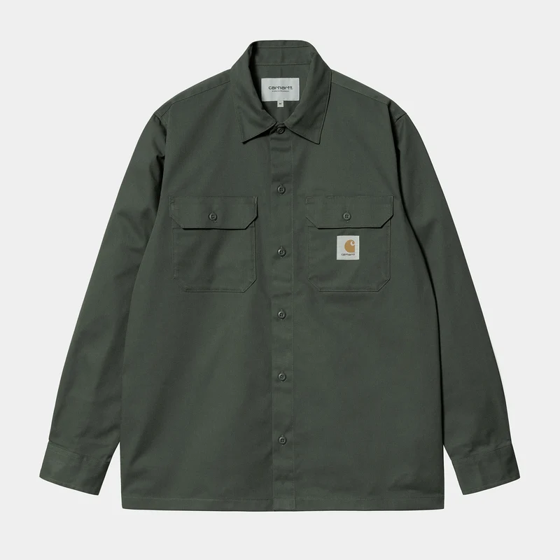 Carhartt WIP Master-shirt met lange mouwen voor heren - Buxus